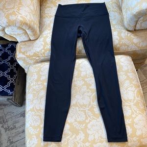 Women’s Black Lululemon Leggings, size 8